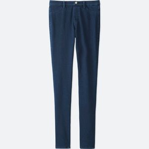 Uniqlo jegging dark blue size small